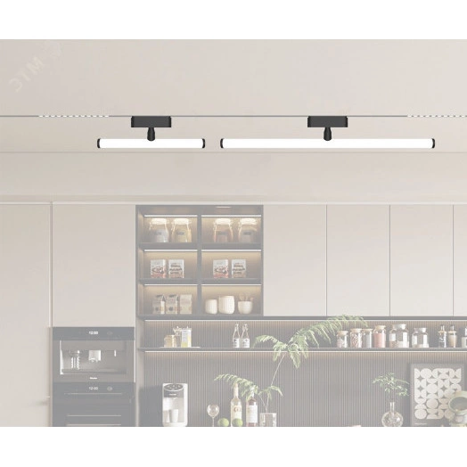 Светильник трековый светодиодный низковольтный ДПО16 4208 8W 4000K 200° черный IP20 Jazzway