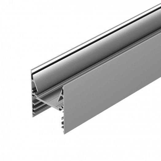 Профиль с экраном ALU-LINE-DUO-2000 ANOD+OPAL (ARL, Алюминий)