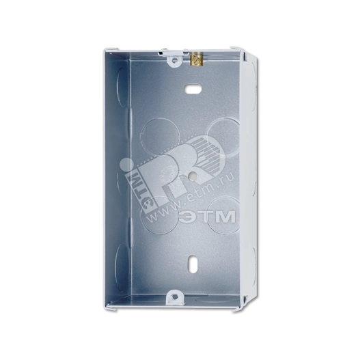 Коробка установочная для розеток SHSO 115-230WW металлическая