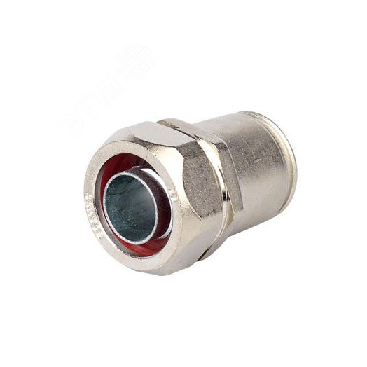 Муфта металлорукав DN=40-жесткая труба D=50мм IP66/IP67 никелированная латунь