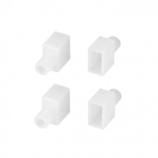 Заглушка WPH-FLEX-0612-SIDE WHITE с отверстием (, Силикон)