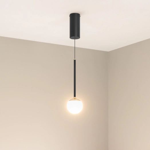 Светильник SP-BEADS-HANG-T-R100-8W Warm3000 (BK-GD, 180 deg, 230V) (, IP20 Металл, 5 лет)