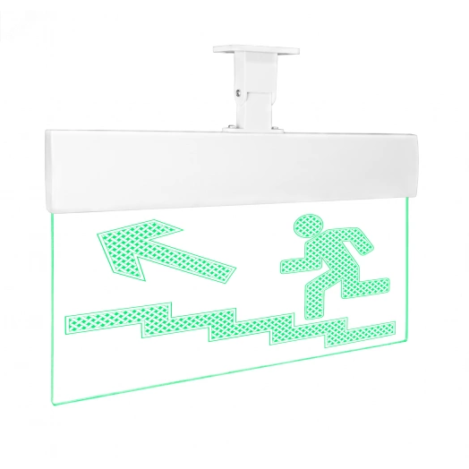 Оповещатель световой Молния-24 Ультра Человек по лестнице влево вверх зеленые светодиоды