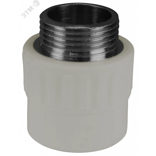 Муфта переходная с наружной резьбой 32 x 3/4 (80/20)  СЕРАЯ