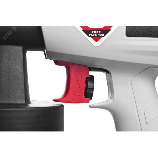 Краскопульт (краскораспылитель) электрический, HVLP, 0.8л, 0-800мл/мин, вязкость краски 100 DIN/сек, сопло 2.6мм, 750Вт