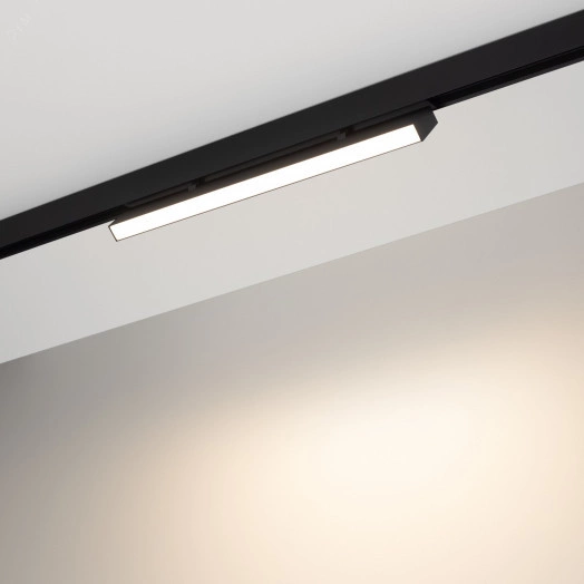 Светильник MAG-FLAT-FOLD-25-S400-12W Warm3000 (BK, 100 deg, 24V) (, IP20 Металл, 3 года)