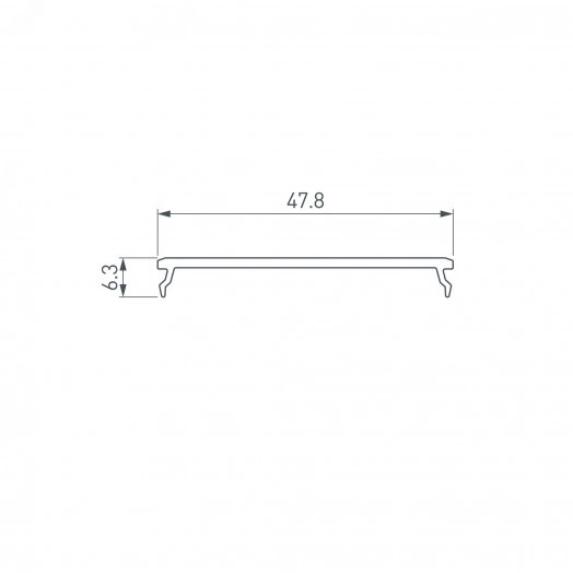 Экран SL-SEAMLESS-2500 OPAL (Arlight, Пластик)