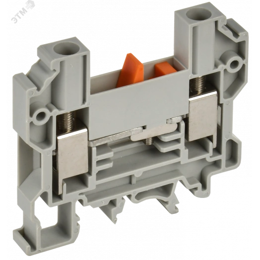 Колодка клеммная CTS-DT измерит. ун. монтаж 10мм2 серая IEK