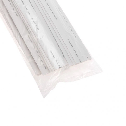 Трубка термоусаживаемая ТУТ 18,0/9,0 мм белая, 1 м