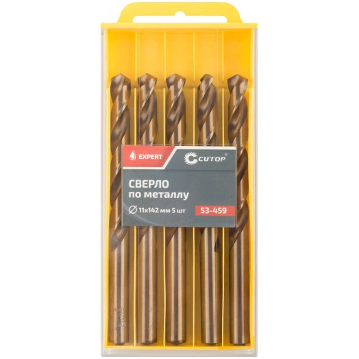 Сверло по металлу Cutop EXPERT, 11х142 мм (5 шт)