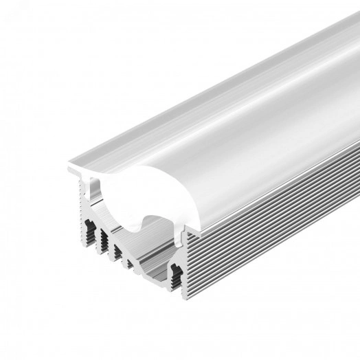 Профиль с экраном ALU-ASYMETRIC-2000 ANOD+FROST LENS (ARL, Алюминий)