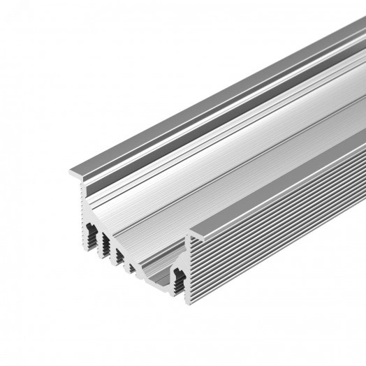 Профиль с экраном ALU-ASYMETRIC-2000 ANOD+FROST LENS (ARL, Алюминий)