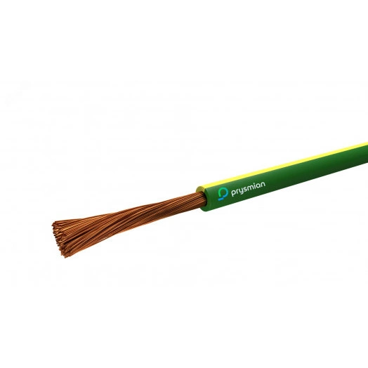 Провод установочный ПуГВнг(А)-LS 1х1Желто-зеленый