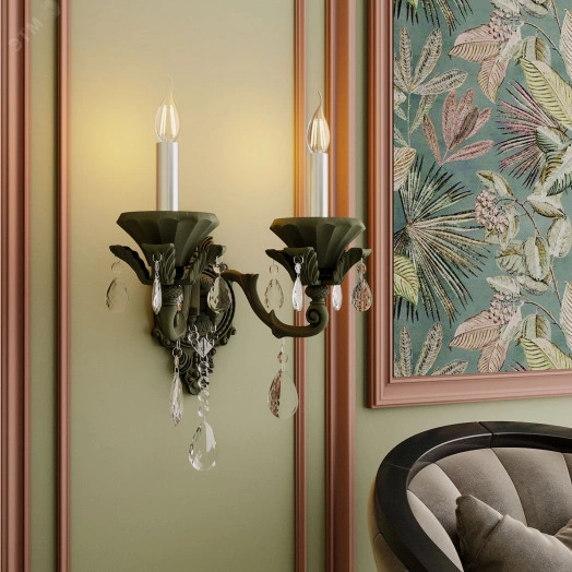 Лампа светодиодная филаментная LED 11 Вт 830 лм 4100К AC185-265В E14 свеча нейтральный  Black Filament Gauss