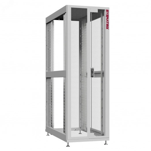 Шкаф серверный 42U 600х1070 передняя дверь: двустворчатая перфорированная IP20. задняя дверь: без. боковые панели: без. цвет: серый RAL7035 