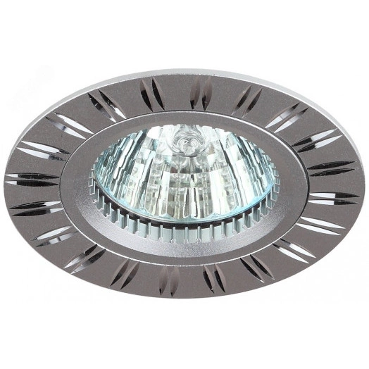 KL33 AL/SL Точечные светильники алюминиевый MR16,12V/220V, 50W серебро/хром