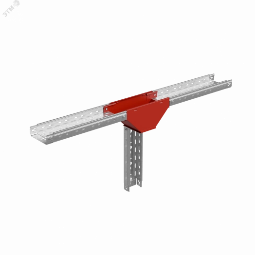 Т-ответвитель переходник 50х600-100 мм верт. c разворотом трассы на 90 гр. ПЛЮС (нижняя часть меньше исходной) HD