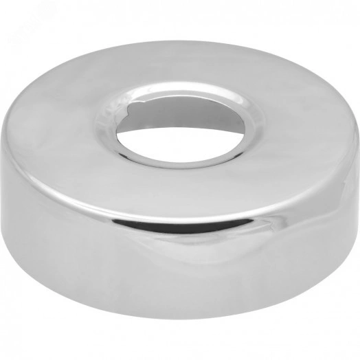 Чашка декоративная (отражатель) 3/4' (70х25х20мм) цилиндр (нержавеющая сталь, хромированная)