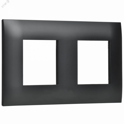 SKANDY Рамка 2-местная SK-F02Bl черный IEK