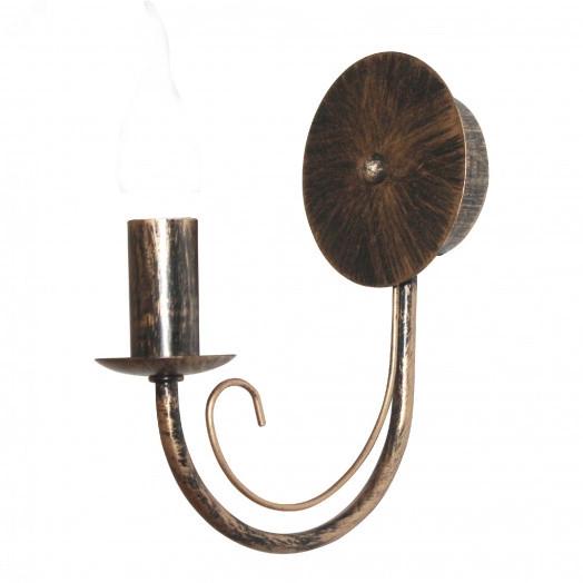 Светильник Рустика 512 черн. мат. зол. НББ 01-60-141 Е14 ИУ