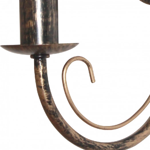 Светильник Рустика 512 черн. мат. зол. НББ 01-60-141 Е14 ИУ