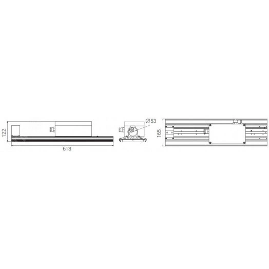Светодиодный светильник Diora Unit Ex 150/16500 Д120 3K консоль