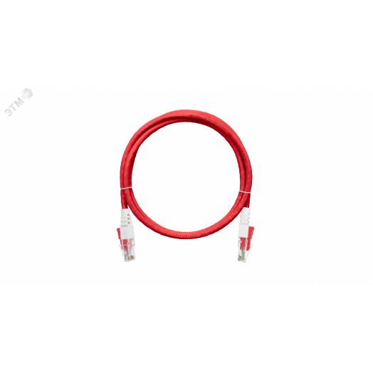 Патч-корд с замком U/UTP 4 пары Кат.5e 2хRJ45/8P8C T568B 7х0195мм LSZH 3м