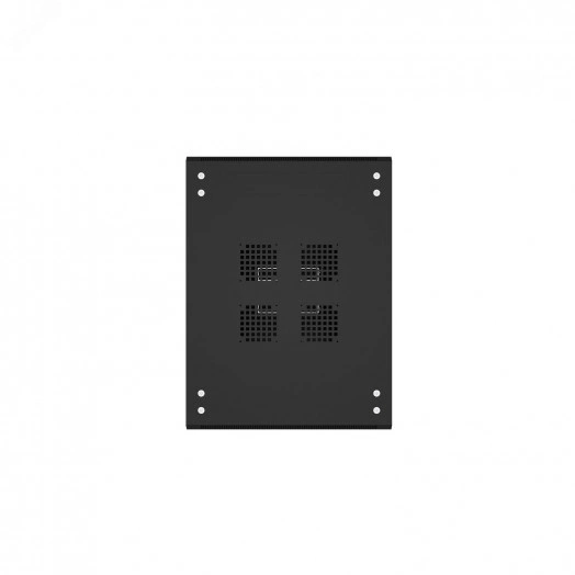 Шкаф напольный универсальный серверный R 42U 800х800мм, 4 профиля 19, двери перфорированная и перфорированная, боковые стенки съемные, регулируемые опоры, разобранный, черный RAL 9005