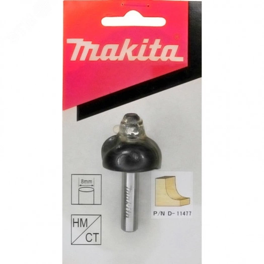 Фреза кромочная галтельная 9,52R 28,6х12,7х8х32х2Т