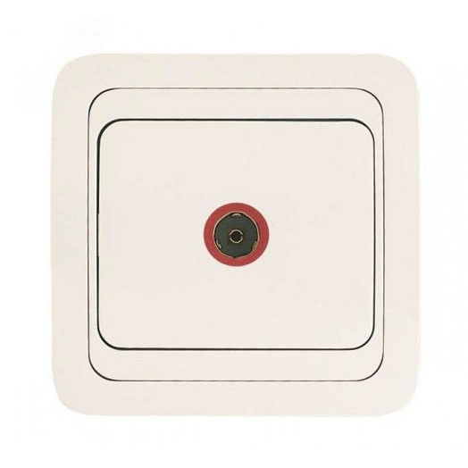 Mimoza Розетка телевизионная TV белая/белая