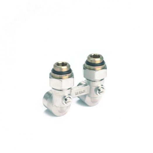 узел нижнего подключения радиатора g1/2 х g3/4, угловой