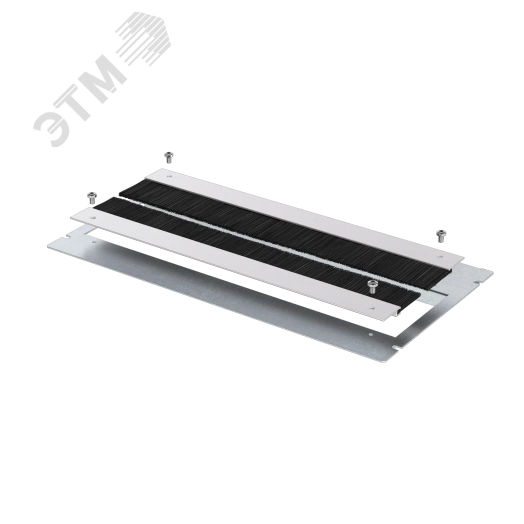 Пластина со щетками шириной 600, глубиной 210мм