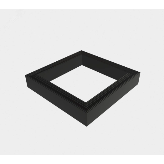 Светильник светодиодный ДСО-40Вт 3000К X-Line квадрат рассеиватель опал, черный