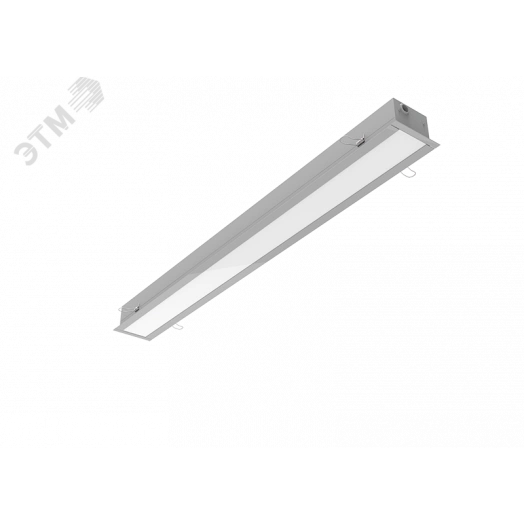 Светильник светодиодный ДВО-54Вт 4000К G-Line опал 1м EM 1h Серый