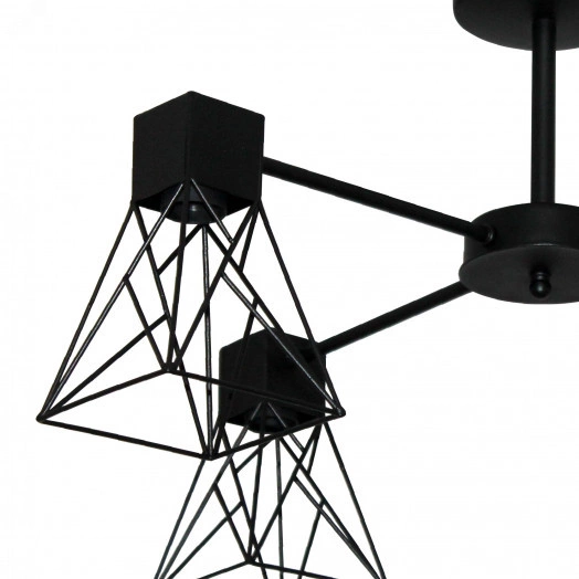 Светильник Дельта 141 черн.муар НПБ 01-4х60-126 Е27 ИУ