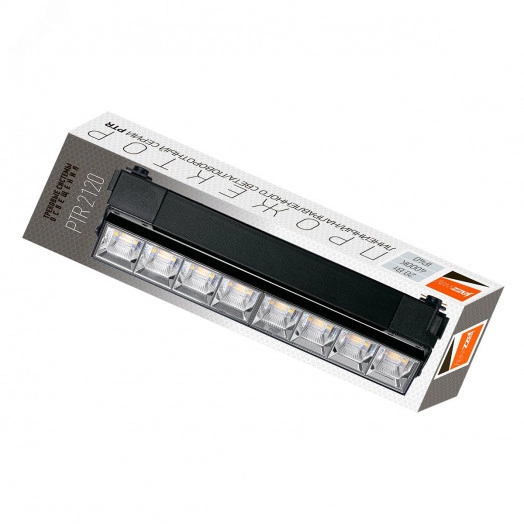 Светильник светодиодный трековый на шинопровод    ДПО-20Вт 3000К 1540Лм 60° черный 270мм IP40       Jazzway