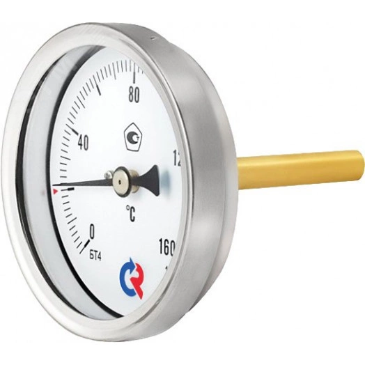 Термометр биметаллический осевой БТ-31.211 -40-60C 1/2' 64 кл.2.5