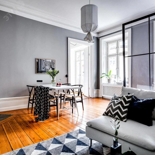 Розетка компьютерная 1-местная RJ-45, серия Катрин, черный,