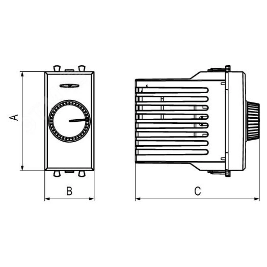 Avanti Диммер поворотный ''Ванильная дымка'', 16A, 1 модульный