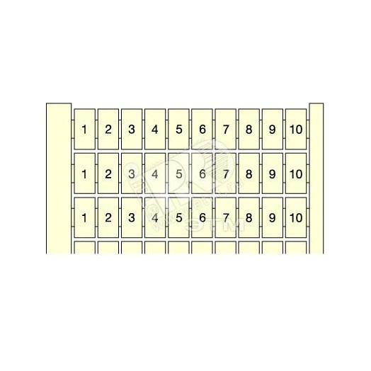 Маркировка горизонтальная RC410 10х(1...10)