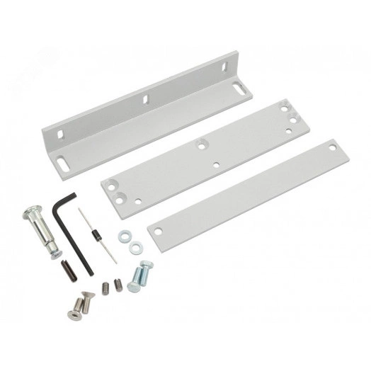 Замок электромагнитный взрывозащищенный ALM-FM-M22-24-K, усилие удержания якоря 250 кгс, с постоянно присоединенным кабелем длиной 2 метра, с устройством ввода для открытой прокладки небронированного кабеля