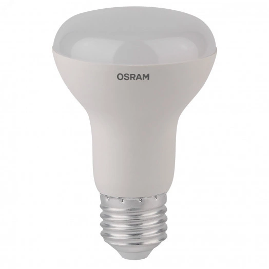 Лампа светодиодная LED 7Вт Е27 STAR R63 (замена 60Вт), теплый белый свет Osram