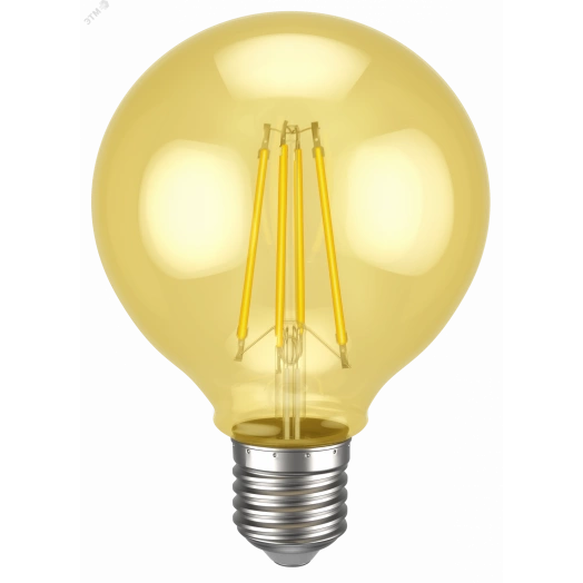 Лампа светодиодная G95 шар золото 8Вт 230В 2700К E27 серия 360° IEK