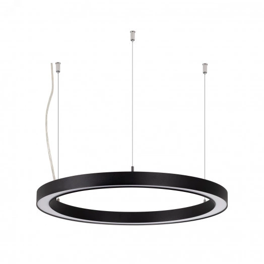 Светильник SP-CIRCLE-HANG-O3535-D500-30W Warm3000 (RAL9005, 120 deg, 230V) IP40 LED (Arlight, Алюминий)