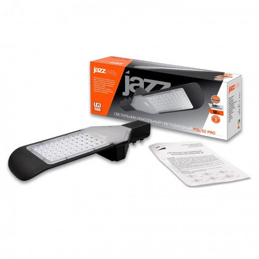 Светильник светодиодный уличный ДКУ-50Вт 5000К 5600Лм IP65 jazzway