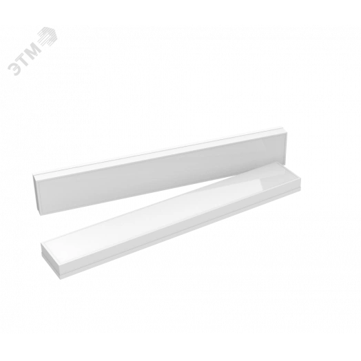 Светодиодный светильник C270/U медицинский встраиваемый/накладной 30 ВТ CRI90 4000 K 1195х180х68 мм с опаловым рассеивателем класс защиты IP54 DALI