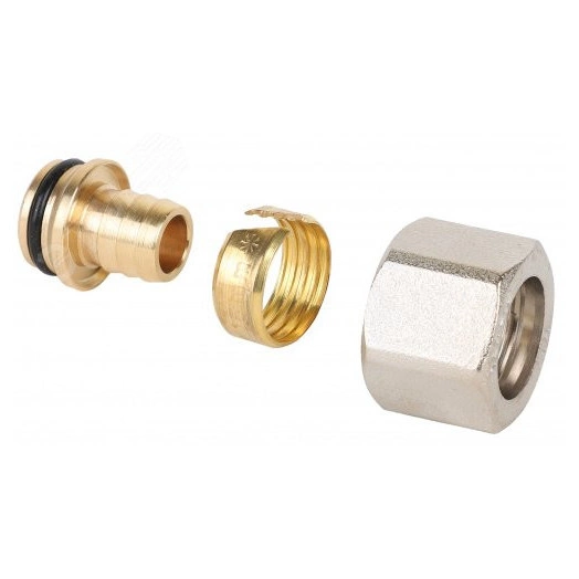 Фитинг обжимной (евроконус) 1/2'x16x2.0 PEX для полиэтиленовой и металполимерной трубы