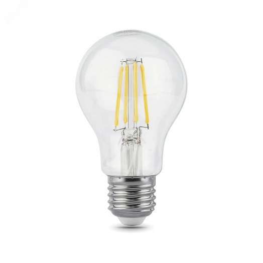 Лампа Gauss Filament А60 8W 780lm 4100К Е27 LED 1/10/40