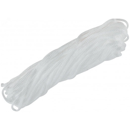 Шнур вязаный полипропиленовый без сердечника 4 мм х 20 м, р/н= 49 кгс