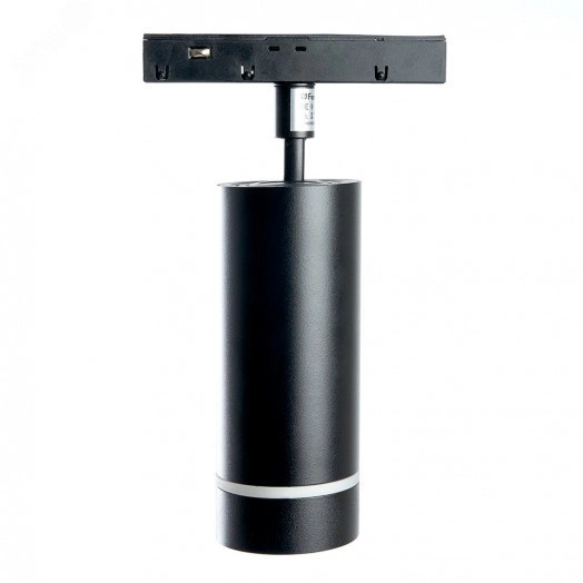 Светильник светодиодный трековый магнитный на шинопровод ДПО-10w 4000К 800Лм 48v черный